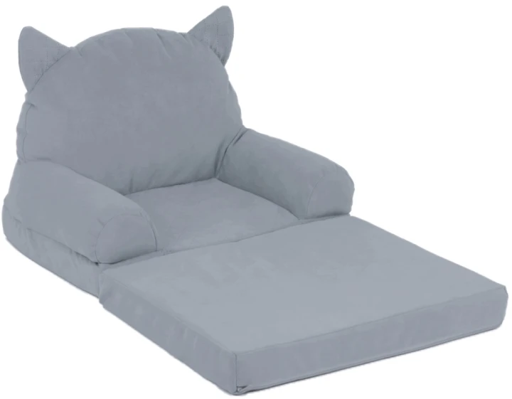Fotelik Piankowy Dla Dzieci Rozkładany Sofa Pufa Fotel Dziecięcy Miękki